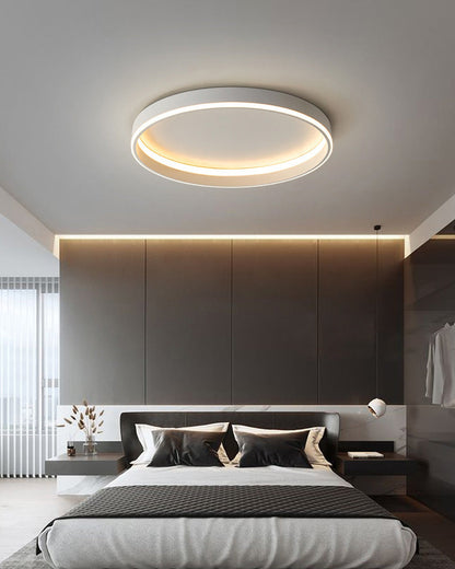 Manial. Halo LED Deckenleuchte Flach Rund