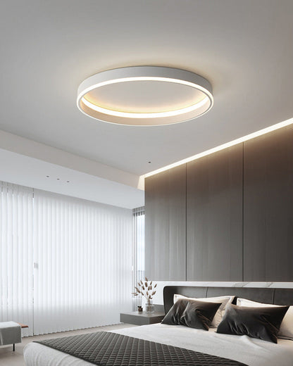 Manial. Halo LED Deckenleuchte Flach Rund