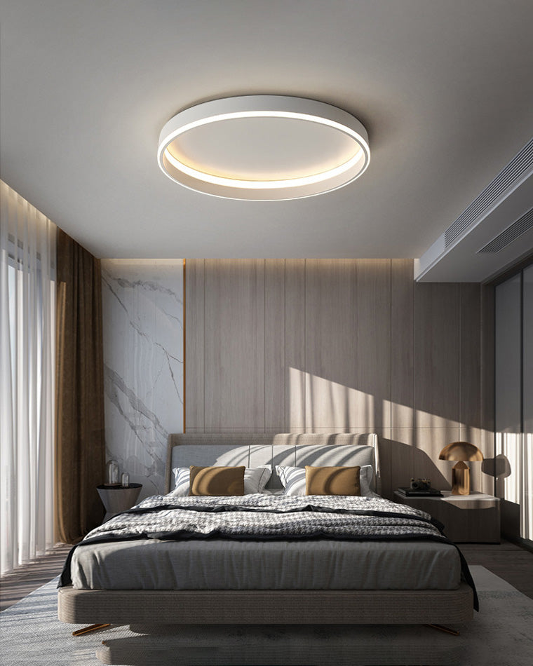 Manial. Halo LED Deckenleuchte Flach Rund