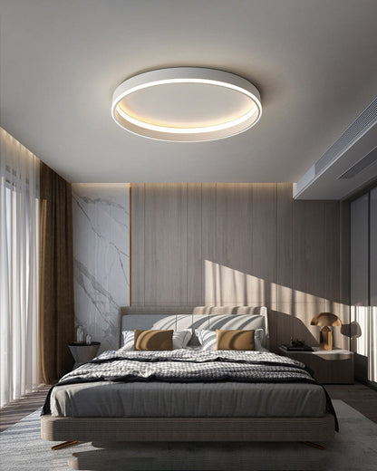 Manial. Halo LED Deckenleuchte Flach Rund