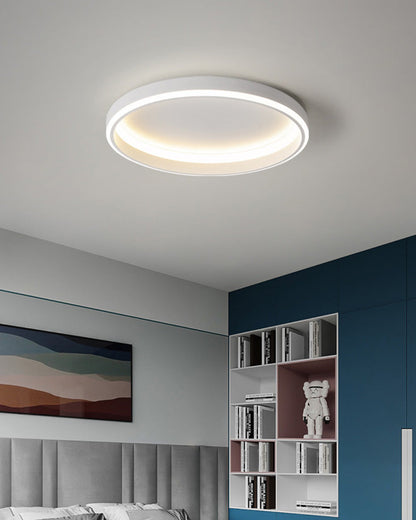 Manial. Halo LED Deckenleuchte Flach Rund