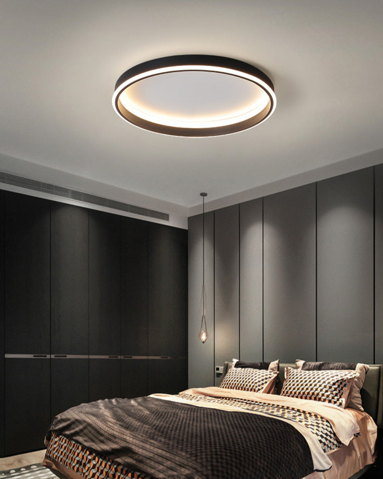 Manial. Halo LED Deckenleuchte Flach Rund