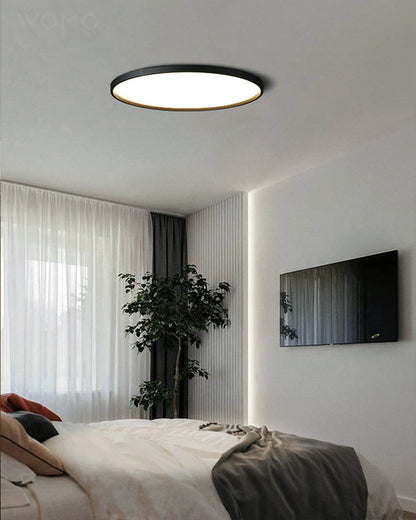 Manial. LED Deckenleuchte Flach Rund
