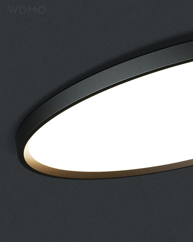 Manial. LED Deckenleuchte Flach Rund