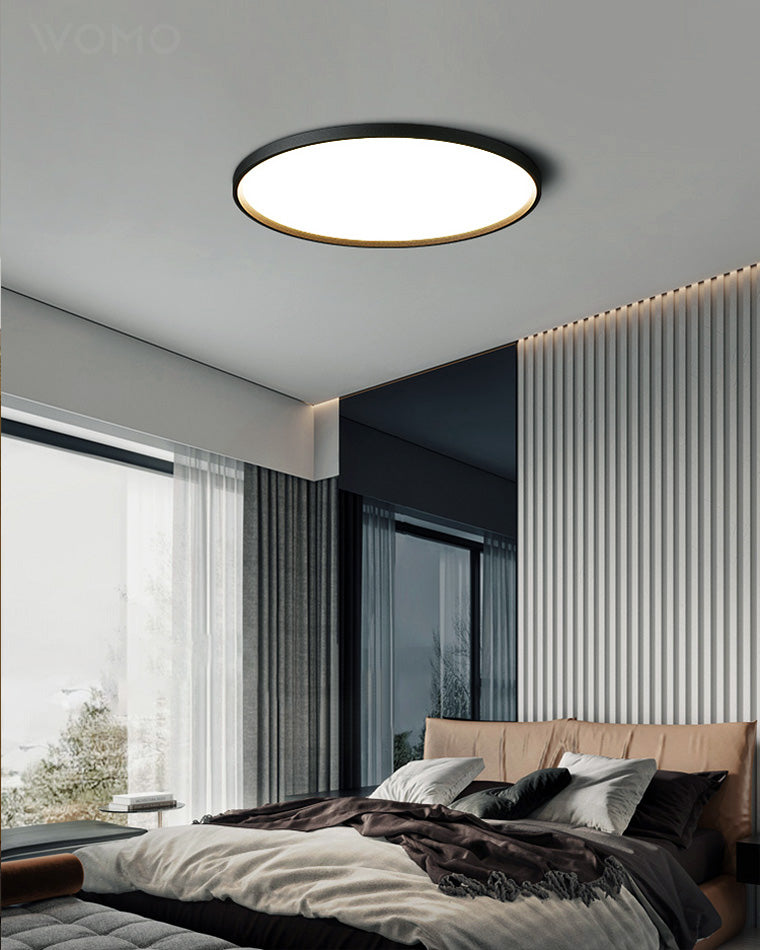 Manial. LED Deckenleuchte Flach Rund