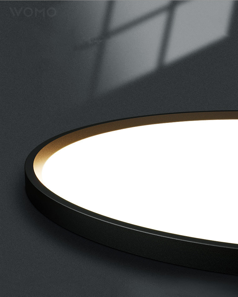 Manial. LED Deckenleuchte Flach Rund