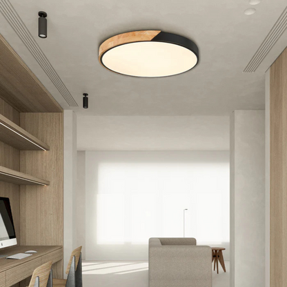 Delos Skandi Holz-Deckenleuchte | Natürliches LED-Designlicht — Ansicht 8