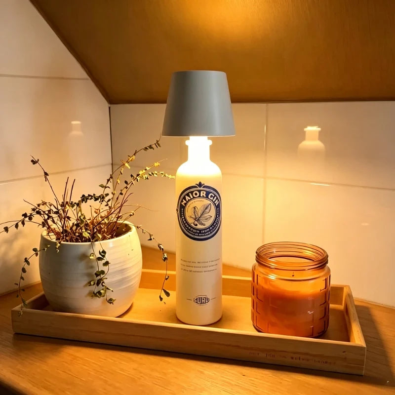 LED Flaschenlampe – Flasche als Lampe