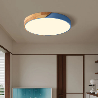 Delos Skandi Holz-Deckenleuchte | Natürliches LED-Designlicht — Ansicht 3