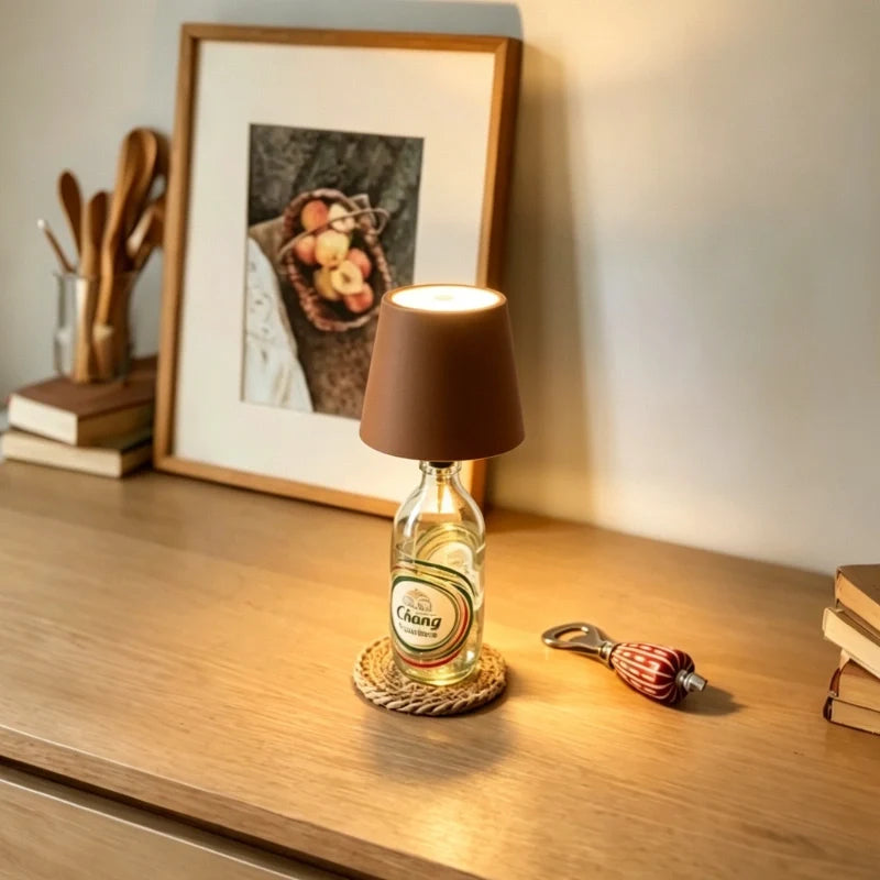 LED Flaschenlampe – Flasche als Lampe