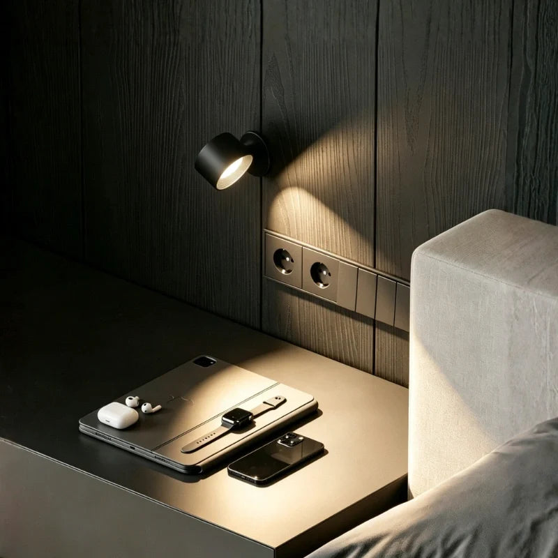 Manial. LED Wandleuchte Akku – Kabellose Wandlampe Innen mit Magnet