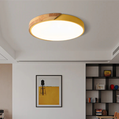 Delos Skandi Holz-Deckenleuchte | Natürliches LED-Designlicht — Ansicht 5