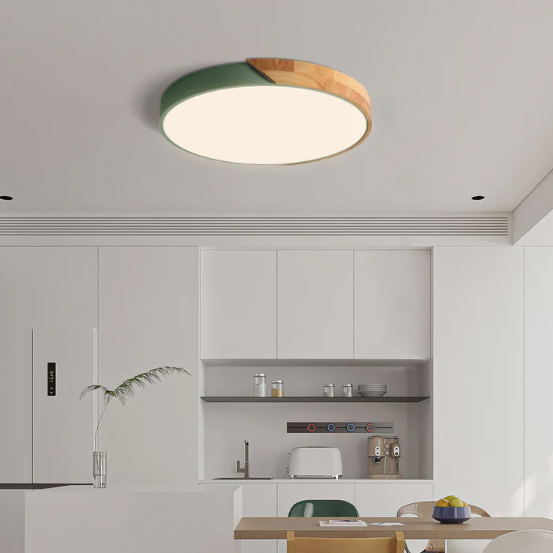 Delos Skandi Holz-Deckenleuchte | Natürliches LED-Designlicht — Ansicht 4