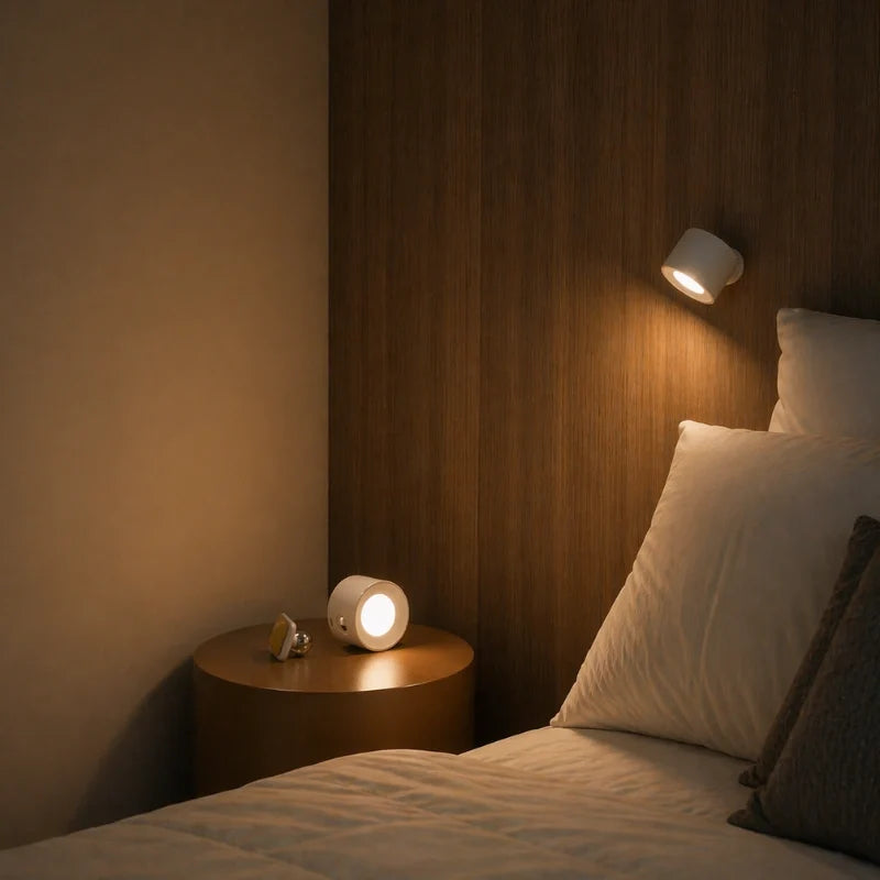 Manial. LED Wandleuchte Akku – Kabellose Wandlampe Innen mit Magnet