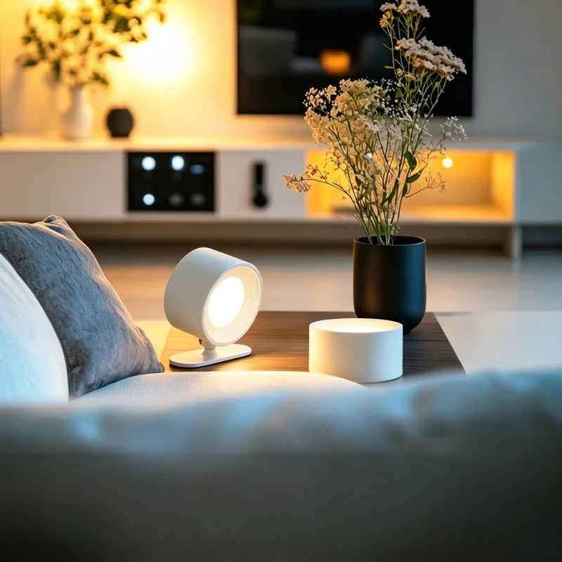 Manial. LED Wandleuchte Akku – Kabellose Wandlampe Innen mit Magnet