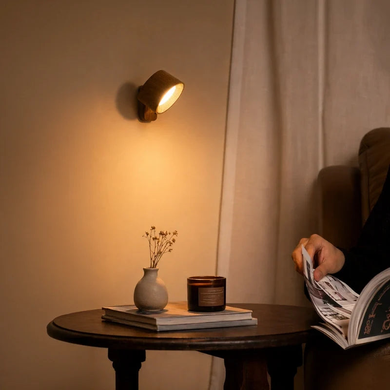 Manial. LED Wandleuchte Akku – Kabellose Wandlampe Innen mit Magnet