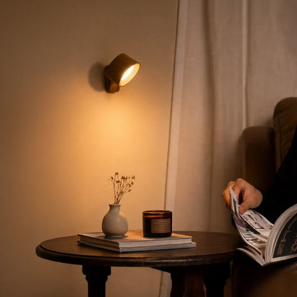 Manial. LED Wandleuchte Akku – Kabellose Wandlampe Innen mit Magnet