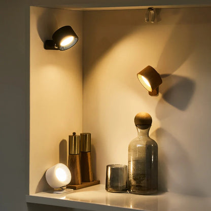 Manial. LED Wandleuchte Akku – Kabellose Wandlampe Innen mit Magnet