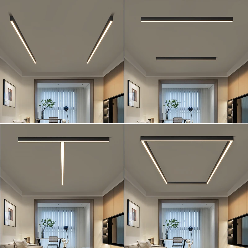 Manial. Lineare LED Deckenleuchte