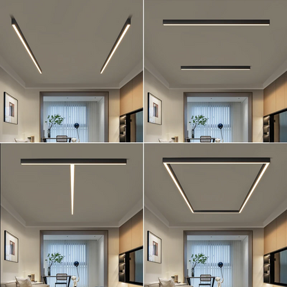 Manial. Lineare LED Deckenleuchte