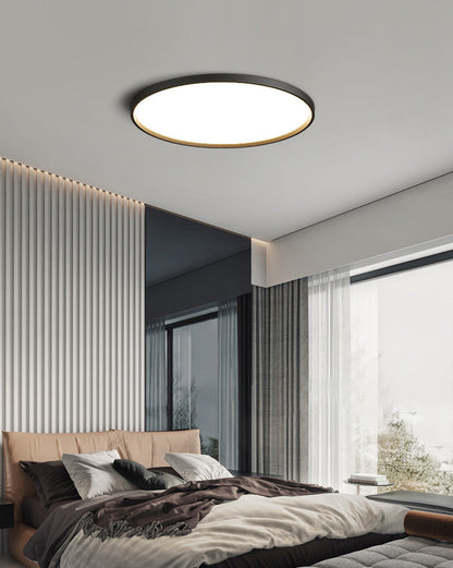 Manial. LED Deckenleuchte Flach Rund