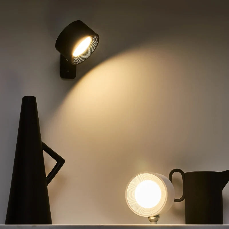 Manial. LED Wandleuchte Akku – Kabellose Wandlampe Innen mit Magnet
