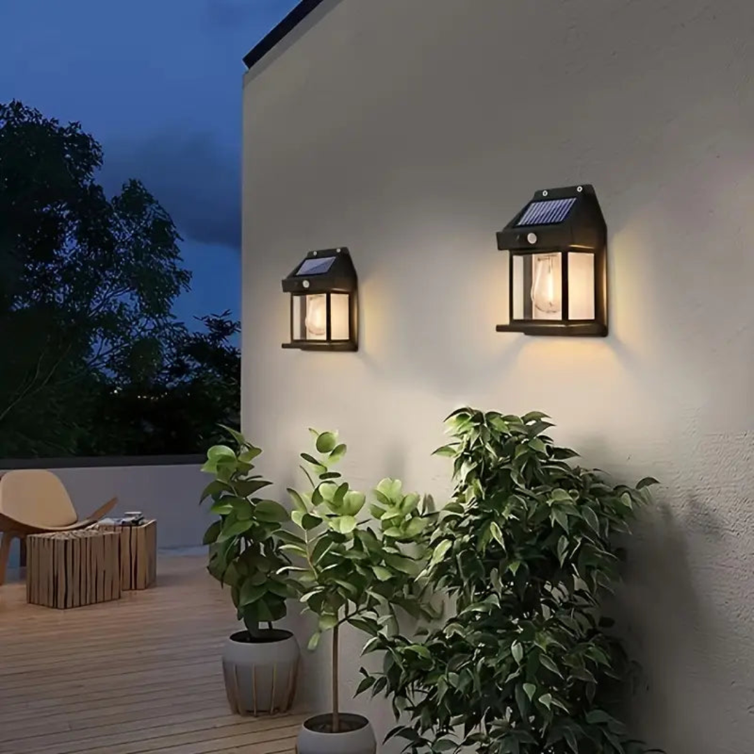 Manial. Solar Wandleuchte Außen – Schwedische Design-Lampe