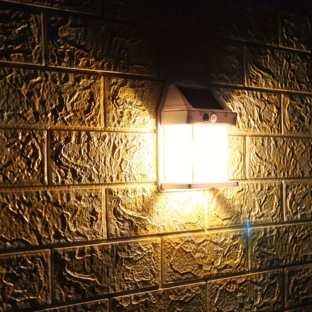 Manial. Solar Wandleuchte Außen – Schwedische Design-Lampe