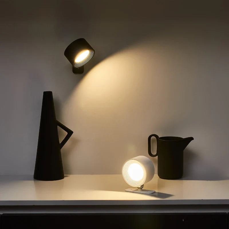 Manial. LED Wandleuchte Akku – Kabellose Wandlampe Innen mit Magnet