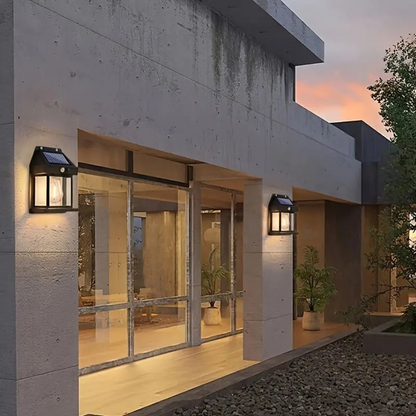 Manial. Solar Wandleuchte Außen – Schwedische Design-Lampe