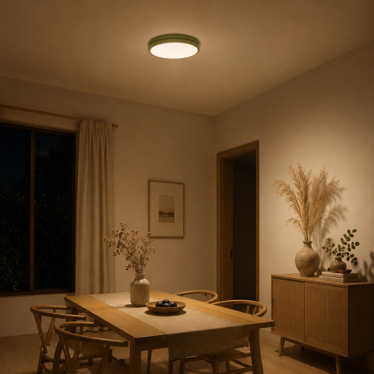 LED Deckenleuchte Modern – Flache Deckenlampe Wohnzimmer