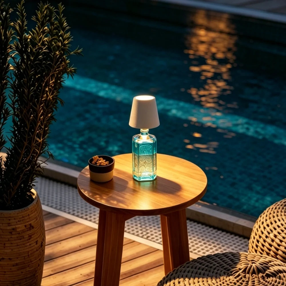 LED Flaschenlampe – Flasche als Lampe