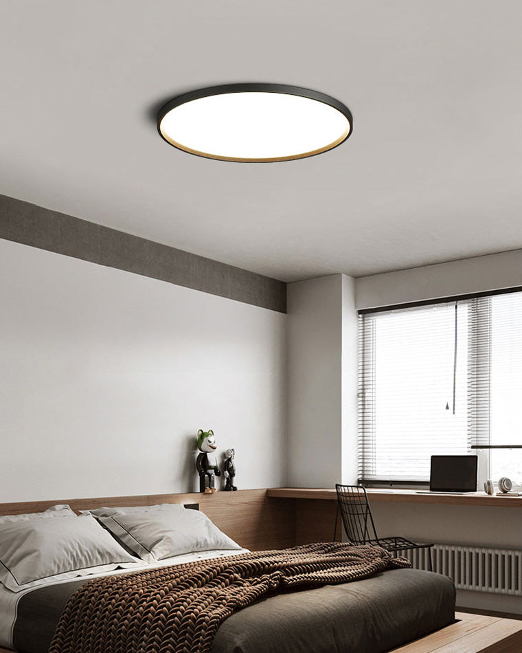 Manial. LED Deckenleuchte Flach Rund