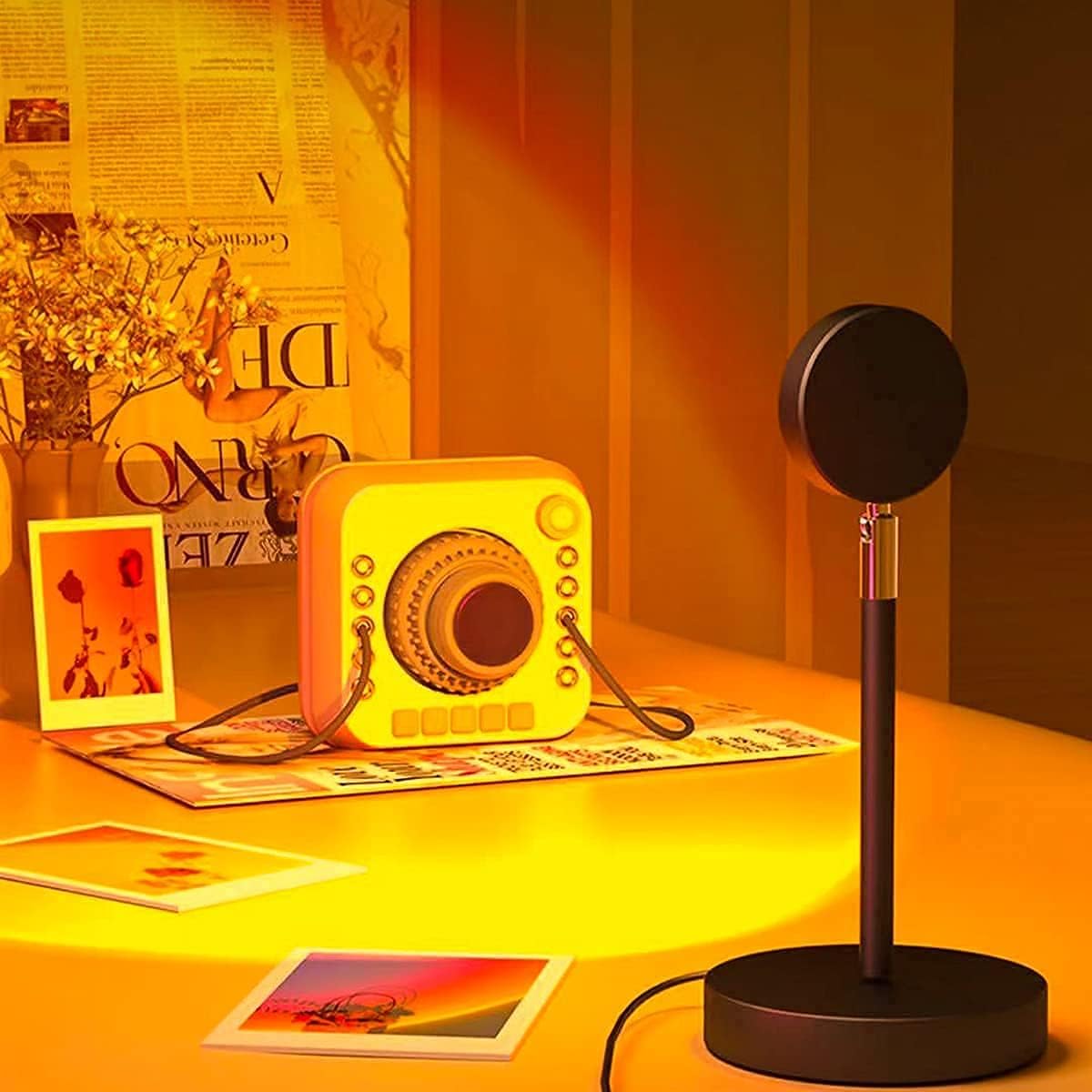 LED Sunset Lampe Projektor – Sonnenuntergangsleuchte Schlafzimmer & Wohnzimmer