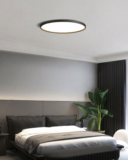 Manial. LED Deckenleuchte Flach Rund