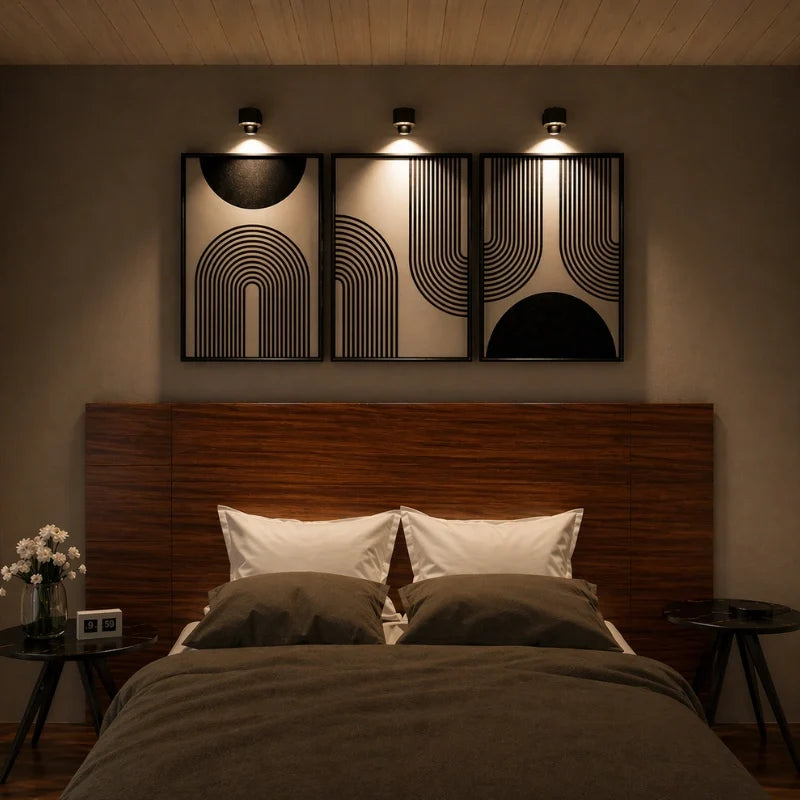 Manial. LED Wandleuchte Akku – Kabellose Wandlampe Innen mit Magnet