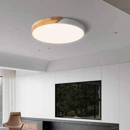Delos Skandi Holz-Deckenleuchte | Natürliches LED-Designlicht — Ansicht 7