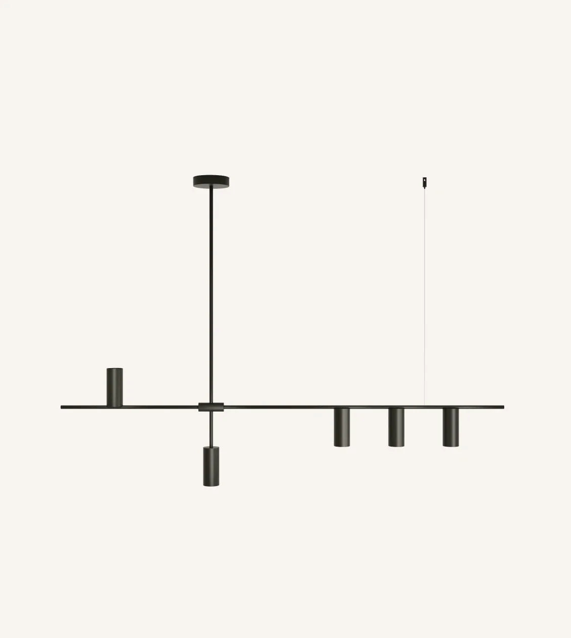 Pendelleuchte Esstisch & Küche Trevo 6 Schwarz – Hängeleuchte Metall
