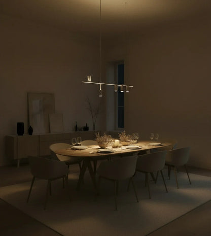Pendelleuchte Esstisch & Küche Trevo 6 Schwarz – Hängeleuchte Metall