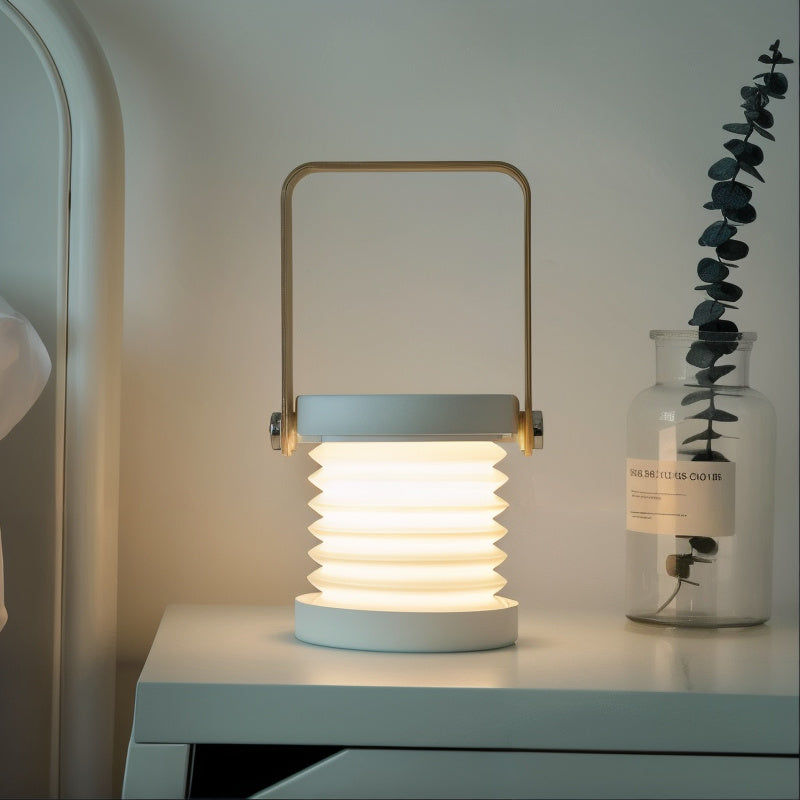 LED Akku Laterne Dimmbar – Kabellose Tischleuchte USB für Balkon & Camping