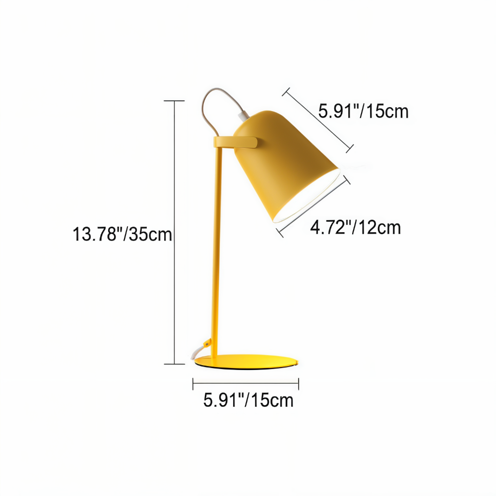 LED Tischlampe Rotierend – Dimmbare Schreibtischleuchte Augenfreundlich