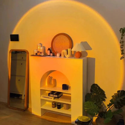 LED Sunset Lampe Projektor – Sonnenuntergangsleuchte Schlafzimmer & Wohnzimmer