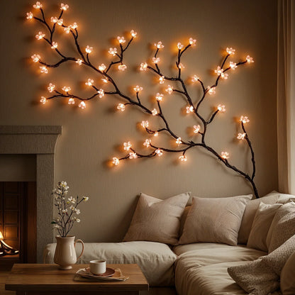 LED Lichterkette Kirschblüten Rosa – Lichterkette Innenraum Deko