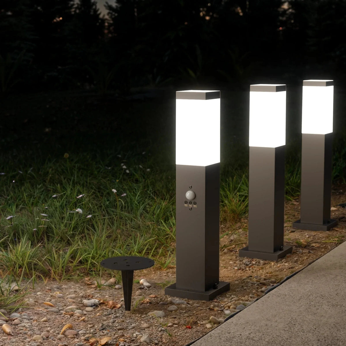 LED Wegeleuchte TAVO mit Bewegungsmelder – Moderne Gartenleuchte