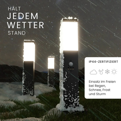 LED Wegeleuchte TAVO mit Bewegungsmelder – Moderne Gartenleuchte