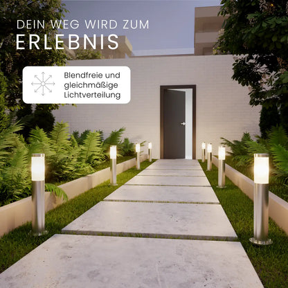 LED Wegeleuchte Modern Schwarz – Gartenleuchte & Pollerleuchte Außenbereich