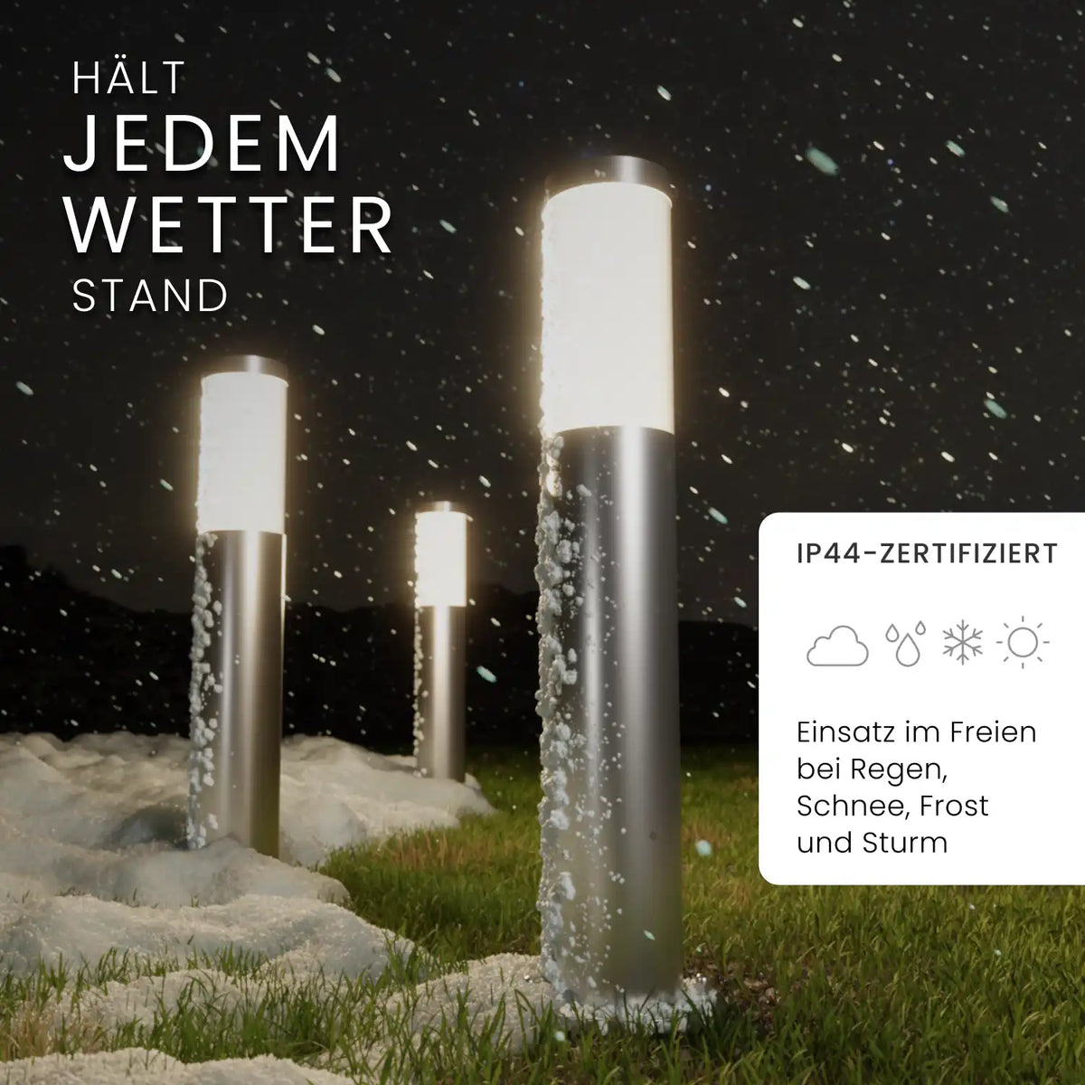 LED Wegeleuchte Modern Schwarz – Gartenleuchte & Pollerleuchte Außenbereich