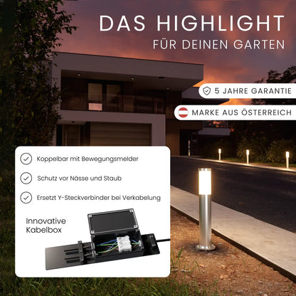 LED Wegeleuchte Modern Schwarz – Gartenleuchte & Pollerleuchte Außenbereich