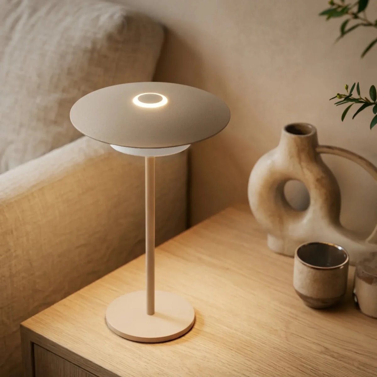 LED Nachttischlampe Dimmbar Touch – Moderne Tischleuchte Schlafzimmer
