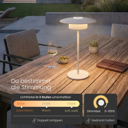 LED Nachttischlampe Dimmbar Touch – Moderne Tischleuchte Schlafzimmer